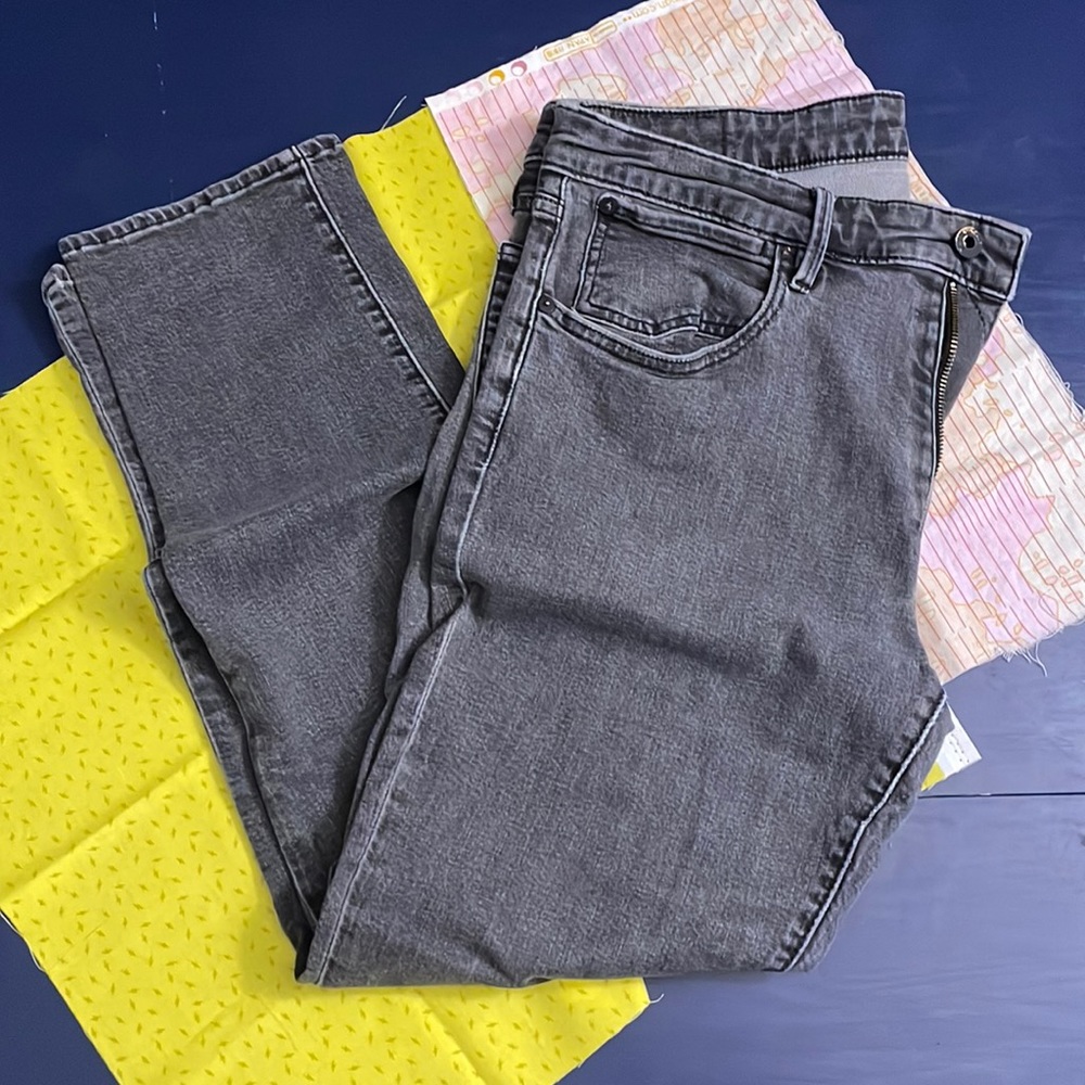 Bonobos premium 4 way stretch jeans, black grey wash, 36x30